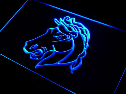 Horse Head Display Neon Light Sign